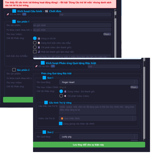 Chốt đơn và quà tặng